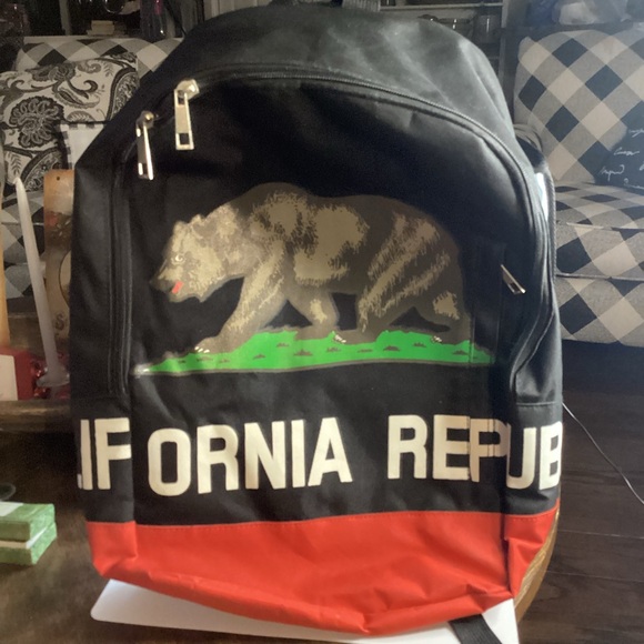 Black and Red Backpack - Picture 2 of 5